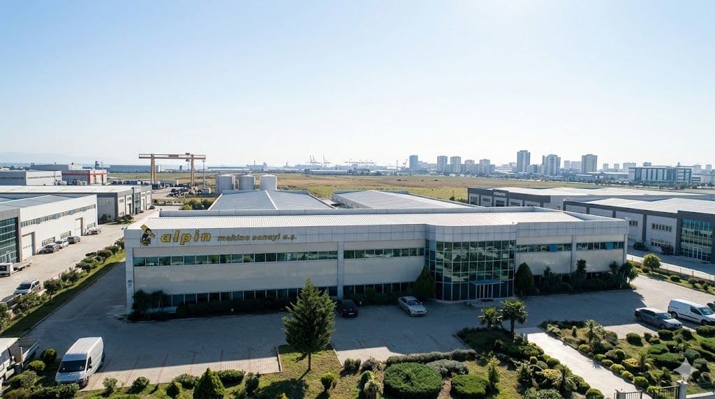 Alpin Makine İzmir Torbalı üretim tesisi